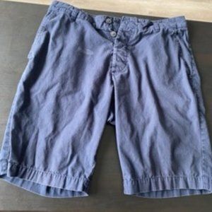 H&M Divided - Navy Blue Chino Shorts, 30, 9 inch